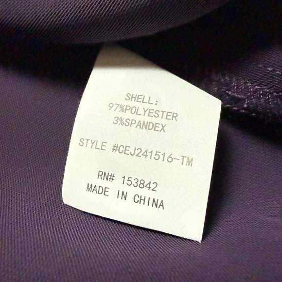 Melloday Purple Sleeveless Button Up Blouse Vest Womens Size Large NWT - Picture 4 of 6